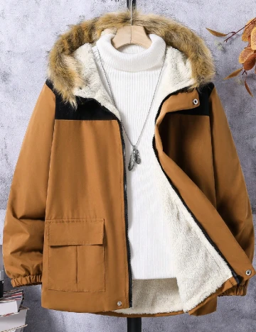 Geaca Shein Kids, maro