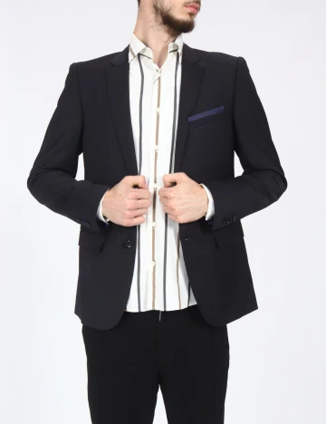 Sacou Zara, bleumarin