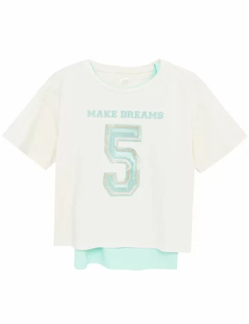 Set tricou si maiou Cool Club, mix culori