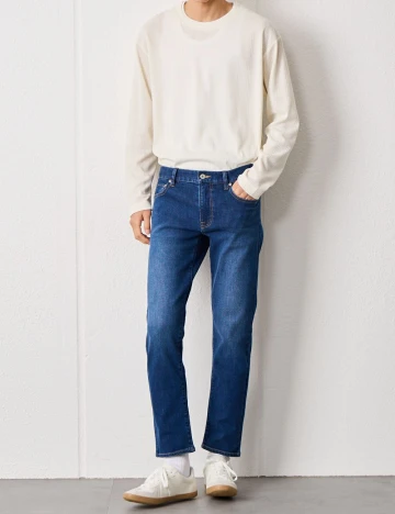 Blugi Pull&Bear, albastru Albastru