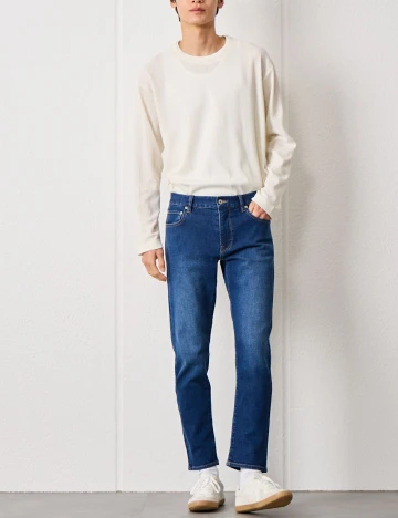 Blugi Pull&Bear, albastru Albastru