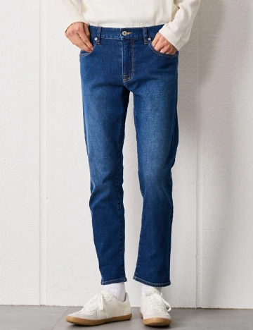 Blugi Pull&Bear, albastru Albastru