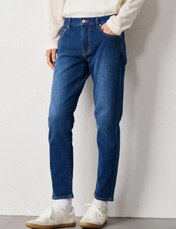 Blugi Pull&Bear, albastru Albastru