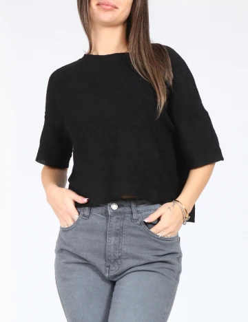 Bluza Bershka, negru