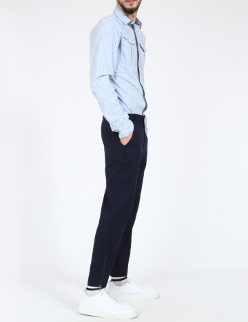 Pantaloni Bershka, bleumarin