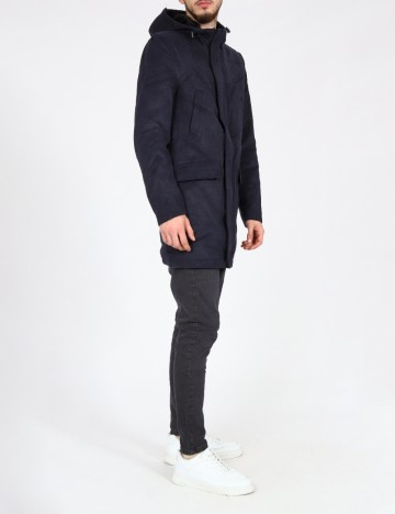 Palton Zara, bleumarin