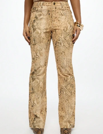 Pantaloni SUMWON, maro deschis