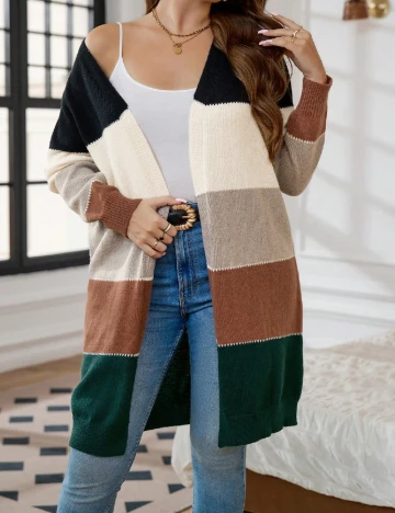 Cardigan SHEIN CURVE, mix culori
