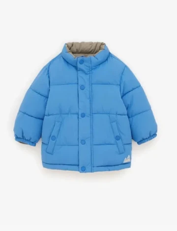 Geaca reversibila Zara, albastru/gri