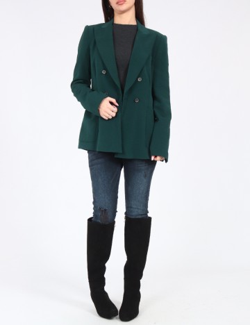 Sacou Zara, verde inchis