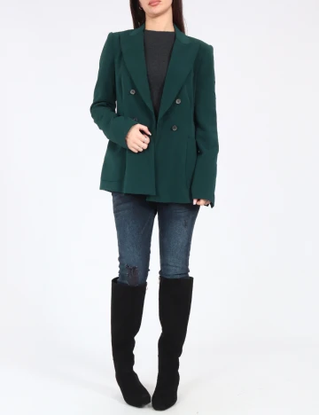 Sacou Zara, verde inchis