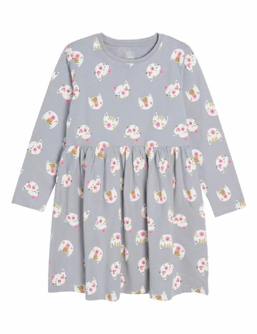 
						Rochie Cool Club, gri