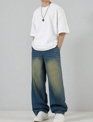 Blugi Shein Kids, albastru