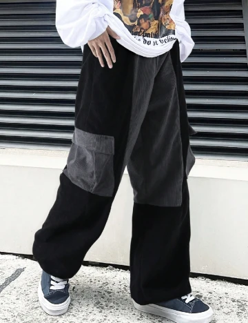 Pantaloni Shein Kids, negru