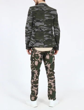 Pantaloni Zara, army Verde