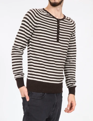 Bluza Zara, maro/ecru