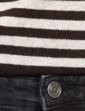 Bluza Zara, maro/ecru