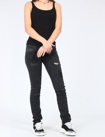 Blugi Bershka, negru