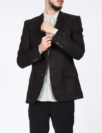 Sacou Zara, maro inchis