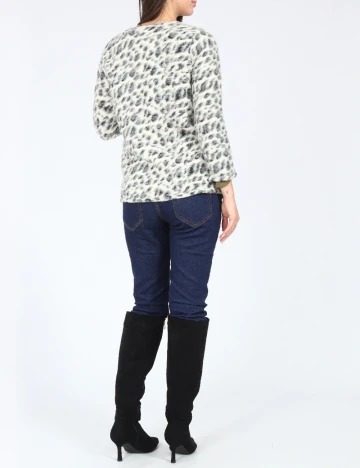 Jacheta Zara, alb/negru