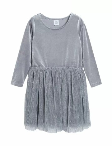 
						Rochie Cool Club, gri