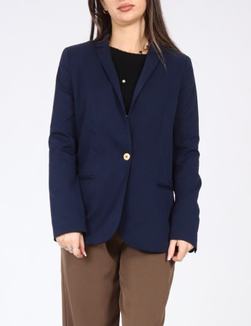 Sacou Zara, bleumarin