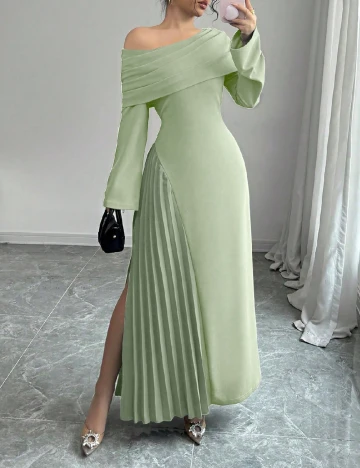 Rochie lunga SHEIN, verde