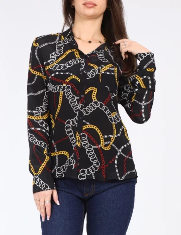 Camasa Zara, negru Negru