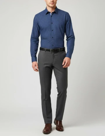 Camasa Zara, albastru Albastru