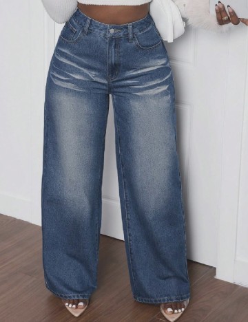 
						Blugi SHEIN, albastru