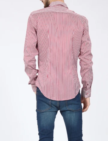 Camasa Zara, rosu/alb Rosu