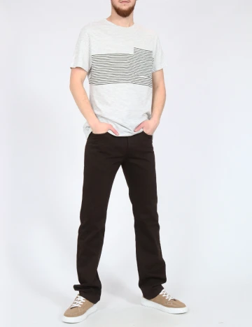 Pantaloni Zara, maro