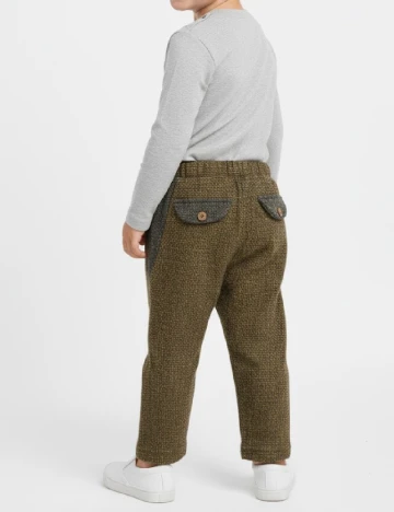 Pantaloni Zara, maro