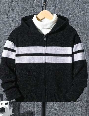 Hanorac Shein Kids, negru