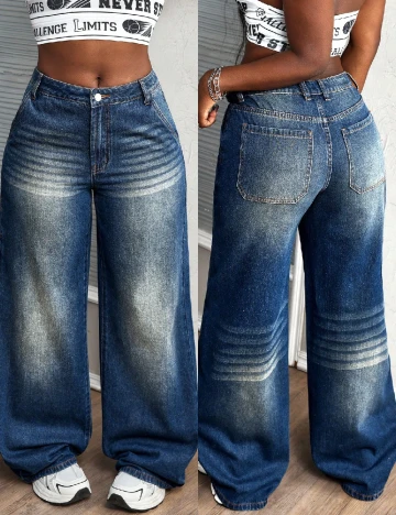 Blugi SHEIN, albastru