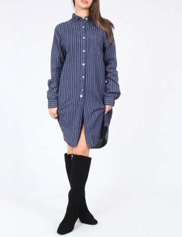 Camasa Zara, bleumarin