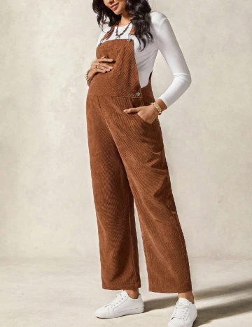 Salopeta SHEIN Maternity, maro