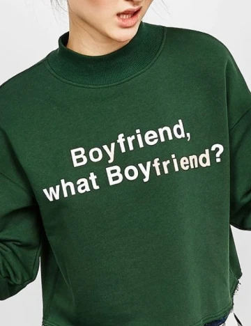 Bluza Bershka, verde Verde