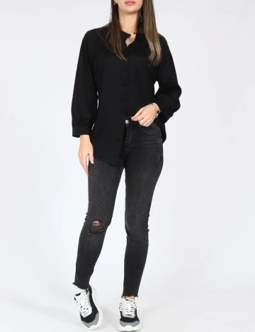 Blugi Bershka, negru Negru