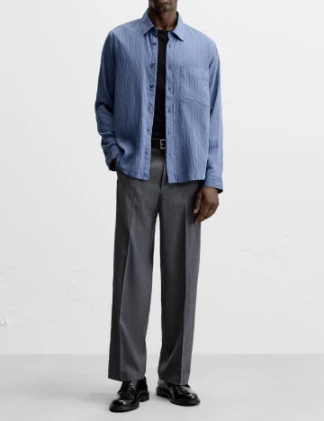 Camasa Zara, albastru