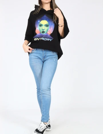 Blugi Bershka, albastru