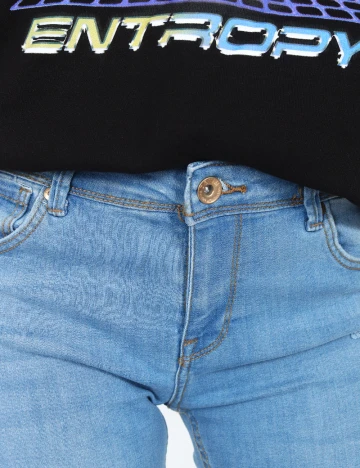 Blugi Bershka, albastru