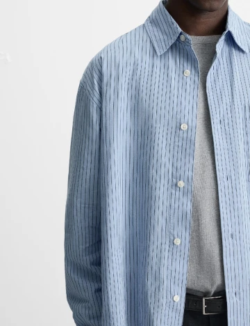 Camasa Zara, albastru Albastru