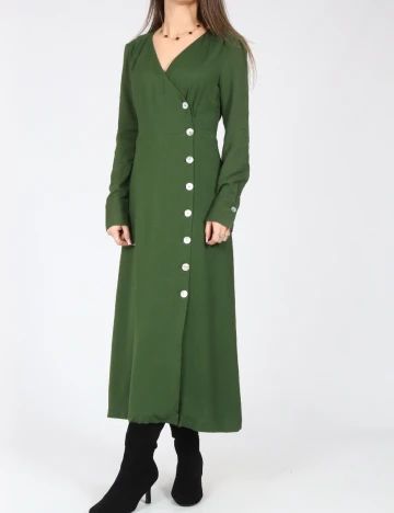 Rochie medie Massimo Dutti, verde