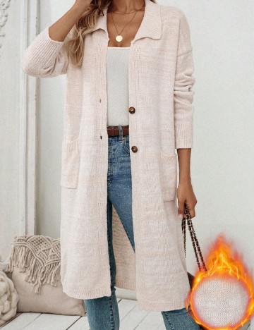 
						Cardigan SHEIN, ecru