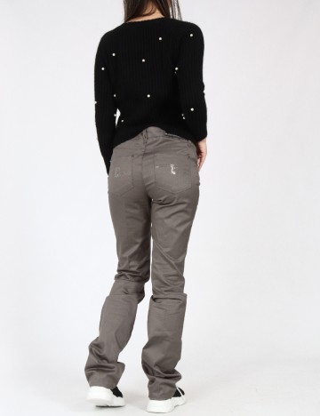 Pantaloni Zara, gri inchis