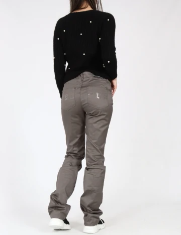 Pantaloni Zara, gri inchis Gri