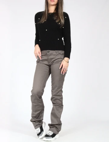 Pantaloni Zara, gri inchis Gri