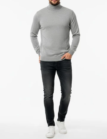 Bluza Pull&Bear, gri