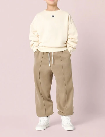 Pantaloni SUMWON, maro deschis Maro